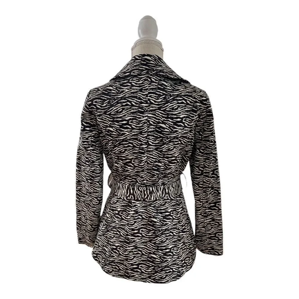Sandro Studio Animal Print Jacket - Picture 7 of 7